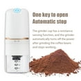 thumbnail image 5 of Upgraded Electric Coffee Grinder Cordless Burr Automatic Beans Mill,White, 5 of 12