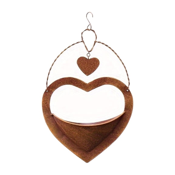 Decorative Plant Hanging Holder Heart Shape Hanging Planter Pots with Hook for Enhancing Indoor and Outdoor Decoration