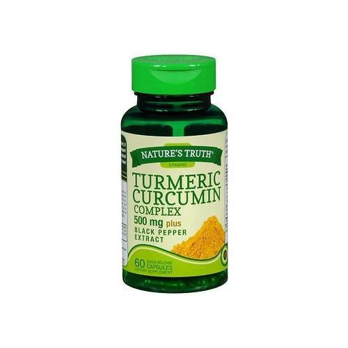 Nature's Truth Turmeric Curcumin Complex Tablets, 500 mg, 60 Count
