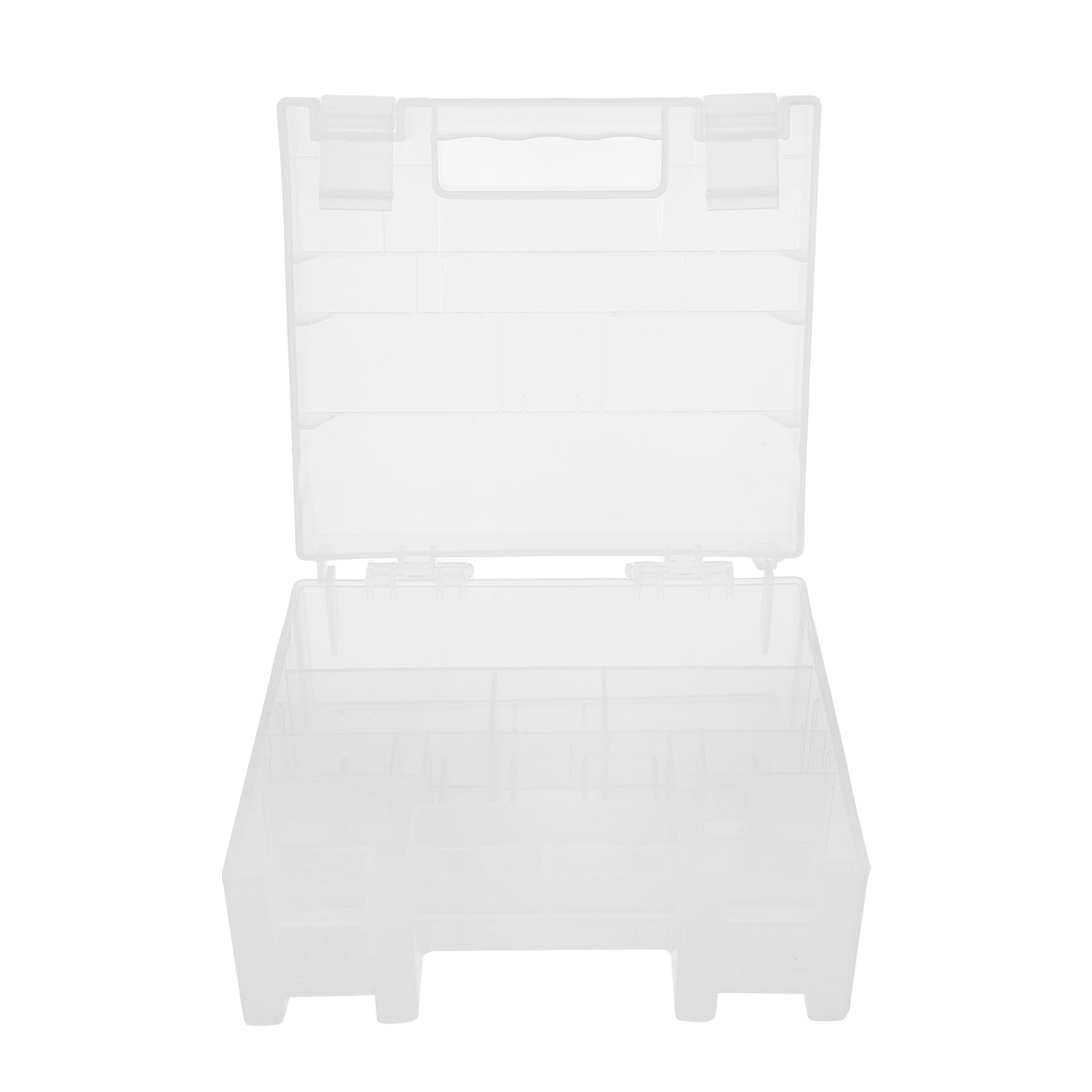 Milisten Battery Organizer Storage Case Plastic Box for Aa Aaa Button Cell Batteries At Home