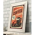 thumbnail image 3 of First I Drink The Coffee Then I Do The Thing - 11x14 Unframed Typography Art Print - Great Coffee Shop and Kitchen Decor (Printed on Paper, Not Metal), 3 of 6