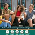 thumbnail image 4 of Té de hierbas orgánico de jengibre Herbaly Wellness 70 g, 28 sobres, 4 of 9