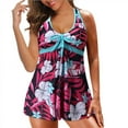 thumbnail image 1 of Conjunto de ropa de playa con estampado de bikini con estampado floral de moda para mujer Fridja nalpqowj58392, 1 of 5