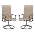 thumbnail image 4 of POTEBAN Textilene High Back Outdoor Dining Chair - Set of 2, Khaki, 4 of 9