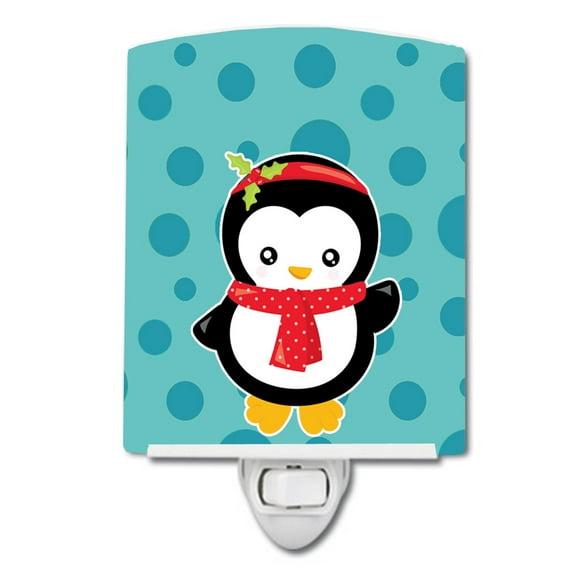 Christmas Penquin #3 Ceramic Night Light