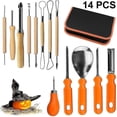 thumbnail image 1 of Halloween Pumpkin Carving Tools Kit, 1 of 5