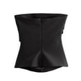 thumbnail image 6 of Aueoeo Womens Satin Tube Tops Crop Going Out Strapless Basic Backless Bandeau Bra Summer Fashion Outfits, 6 of 6