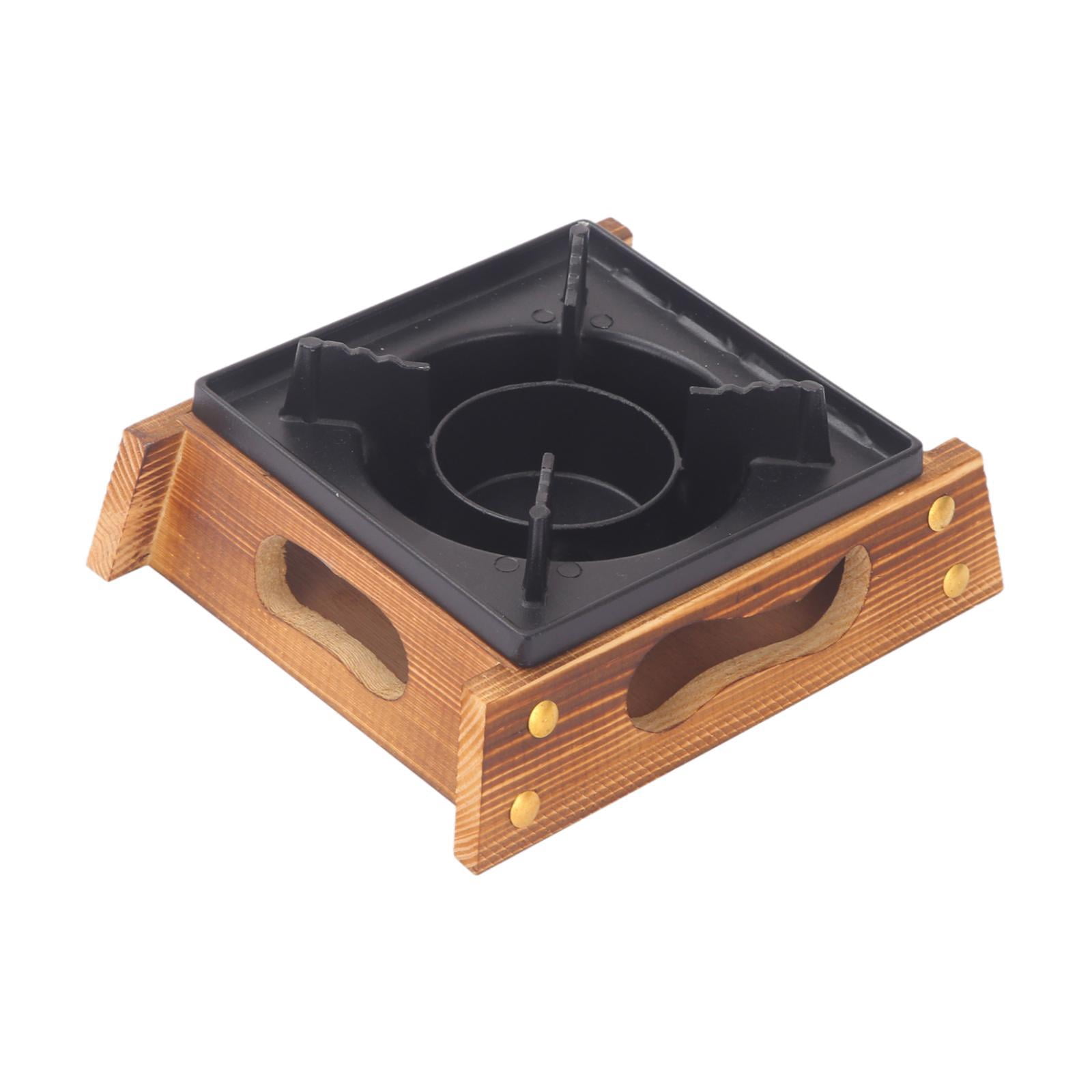 Miulika Solid Alcohol Stoves Teahouse Alcohol Furnace Small Stovetop Heating Tabletop Heating Burner for Kitchenware Cooking Utensil 14x17cm