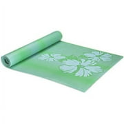 Flowers Yoga Mat With Carry Strap