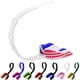 thumbnail image 1 of Protector bucal Oral Mart juvenil con correa y diseño de bandera, 1 of 8