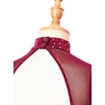 thumbnail image 6 of vastwit Kids Girls Ballet Modern Contemporary Lyrical Dance Dress Sleeveless Leotard Dress Burgundy 12, 6 of 7