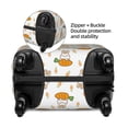 thumbnail image 4 of Daiia Rabbit And Carrot Luggage Cover, Thickened Washable Travel Luggage Covers, Elastic Unique Baggage Covers for 18-20 inch Luggage-Large, 4 of 9