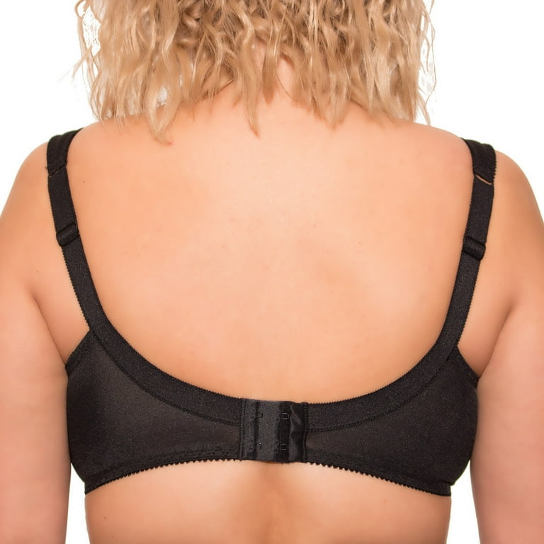 AILIVIN Bras for women full coverage Wireless womens bras full size support  minimizer not back fat wide straps wirefree unpadded lift up comfy Plus  size bra Black 34G 34 G 