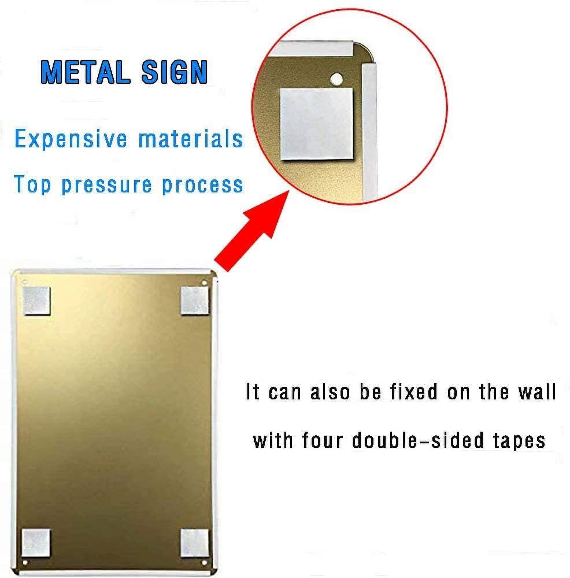 New Street Sign Warning Plaque Wall Decor Do Not Plow Snow Against Fence Parking for Sign Courtyard Decoration Office Sign Outdoor & Indoor Safety Aluminum Sign Inch