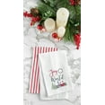 thumbnail image 2 of 27" x 18" Christmas Holiday "Joy To The World" Sentiment Cotton Waffle Weave Kitchen Dish Towel Towel, 2 of 4