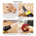 thumbnail image 4 of Kit De Plantilla Para Hacer Pasadores, Kit De Plantilla Para Hacer Pasadores Ajustable De aleación De Aluminio CNC Para Carpintería, 4 of 7