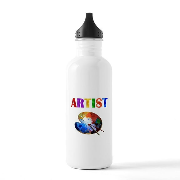 CafePress - Artist Water Bottle - Stainless Steel Water Bottle, Sports Bottle, 1.0L