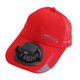 thumbnail image 5 of Gorra con ventilador alimentada por energía solar, sombrero de protección solar para pescadores, deportistas, mujeres y hombres. Rojo 600MA, 5 of 9