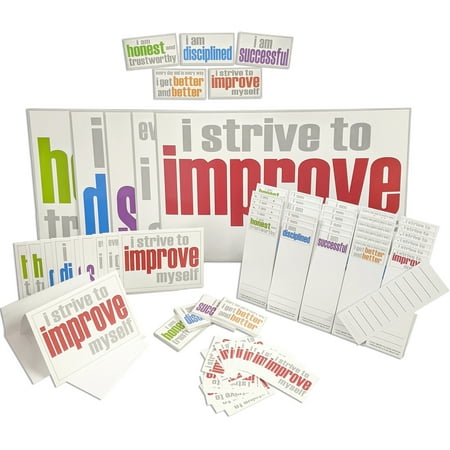 UPC: 0850046539015 | Inspired Minds Inner Strength Ultra Booster Set Posters Magnets Notes Page Keepers Note Cards 150 Pieces