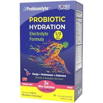 Biom Probiotics Probiomlyte Electrolyte Hydration Powder, Energy & Gut Health Support, Passion Fruit Flavor, 10 Sticks