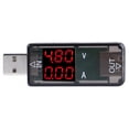 thumbnail image 1 of Probador de voltaje USB, voltímetro LCD a color USB, probador USB, medidor de color USB, diseño de primera clase, 1 of 9