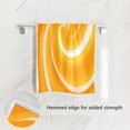 thumbnail image 2 of Bath Towel Single-Sided Printed Highly Absorbent Soft Quick Towel for Bathroom Spa Gym & Sports Orange and White Background, 2 of 5