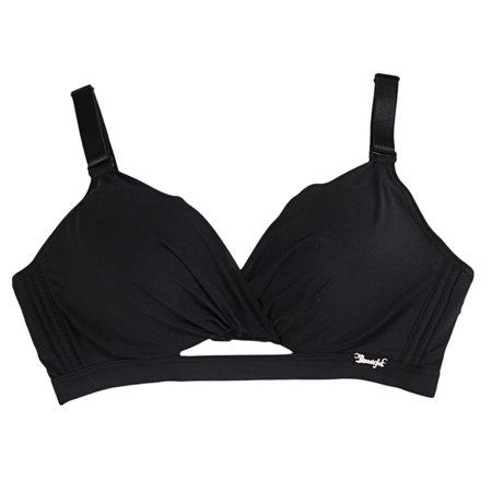 

Women Bra Thickened Side Collection Shaping Shockproof Nylons Summer Thin Style Seamless Brassiere Daily Wear