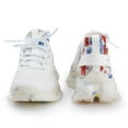 thumbnail image 4 of Independence Day Poppies with Eucalyptus Leaves White Walking Shoes for Men Woman Lightweight Tennis Fashion Elastic Sports Shoes Cushion Basketball Shoes, 4 of 7