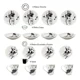 thumbnail image 4 of Vajilla Kaiser Porcelana 16 Pzas Blanco Negro 4 Pers, 4 of 6