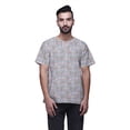 thumbnail image 1 of Atasi Kurta Courte Ajustée en Coton Cambric Imprimé Col Trou de Serrure Chemise Décontractée, 1 of 5