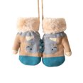 thumbnail image 4 of GPOECD Winter Gloves Baby Toddler Warm Knitted Mittens Lined Grip Cold Weather, 4 of 4