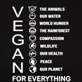 thumbnail image 3 of CafePress - VEGAN FOR EVERYTHING T Shirt - Women's Traditional Fit Dark T-Shirt, 3 of 4