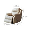 thumbnail image 4 of Stretch Recliner Chair Covers Recliner Covers for Electric /Manual Style | Furniture Covers for Reclining Chairs with Side Pocket, Soft Thick Form Fitted Standard / Oversized, 4 of 7