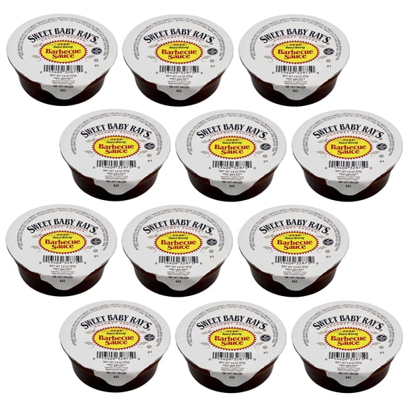 Sweet Baby Rays Original Barbecue Sauce | 2 ounce Individual BBQ Sauce Cups - Pack of 12