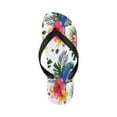 thumbnail image 2 of Unisex Flip Flops - Summer Beach Sandals - Blue Parrot - L=W11/W12=M10/M11, 2 of 4