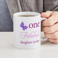 thumbnail image 4 of CafePress - One Fabulous Daughter In Law Mug - 11 oz Ceramic Mug - Novelty Coffee Tea Cup, 4 of 4