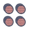 thumbnail image 2 of GFHFHITJ Patriotic Paper Plates, 16 Pcs 9" Disposable Paper Plates for 4th of July Independence Day, Waterproof Stripes Plates for Patriotic Themed Party Supplies, 2 of 6