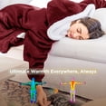 thumbnail image 4 of Sudadera con capucha Wearable Blanket Bedsure para adultos y niños, 4 of 6
