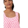 thumbnail image 5 of Aria Women's Sleeveless 40" Cotton Nightgown, Sizes XS-5X, 5 of 6
