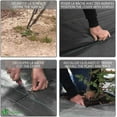 thumbnail image 4 of Barrera antimaleza de calidad profesional, bloqueador de maleza de alta resistencia para jardinería, tela paisajística transpirable superpermeable y de alta resistencia a la tracción, uso versátil en, 4 of 5