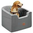 thumbnail image 1 of Asiento de coche para perros VEVOR, asiento elevador impermeable para perros para coche con bolsillo de almacenamiento, correa de seguridad con clip y relleno de esponja, 1 of 9