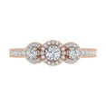 thumbnail image 3 of 1/2 Carat Diamond Engagement Ring in 14K Rose Gold (Ring Size 9.5) (I1-I2 Clarity), 3 of 4