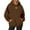 Brown, variant on WENWU Hoodies for Women Long Sleeve Hoodie Womens Pullover Hoodie Oversized Hoodie for Women Khaki Hoodie Y2k Fall Outfit Trendy Womens Clothes