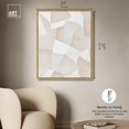 thumbnail image 4 of Cream Puzzle I Canvas Print Boho Minimalist Art by Art Remedy, Gold Frame, 30 x 36, 4 of 6