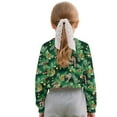 thumbnail image 4 of Xoenoiee Christmas Candy Bulb Pinecone Print Girls Cropped Sweatshirt Kids Long Sleeve Pullover Xmas Lightweight Crop Tops Fall Fashion Shirts, 7-8 Years, 4 of 7