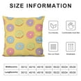 thumbnail image 6 of Nawypu Cartoon Pattern Throw Pillow Covers Square Cushion Case Modern Home Decor Pillow Covers Set of 2 Decorative Pillowcase for Sofa Couch Bed Bedroom Living Room Pillow Cases, 6 of 6