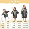 thumbnail image 3 of BZSMCE Wearable Blanket Hoodie Fashion Owl under The Moonlight Home Wear, 3 of 7
