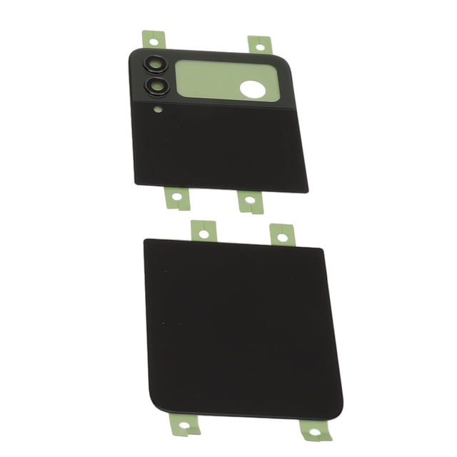 Cubión Trasera de Vidrio para Z Flip 4 Z Flip 4 5G F721, Reemplazo de Puerta de Carcasa de Vidrio de Cubión Trasera, Con Lente de Cámara de Cinta preinstalada y