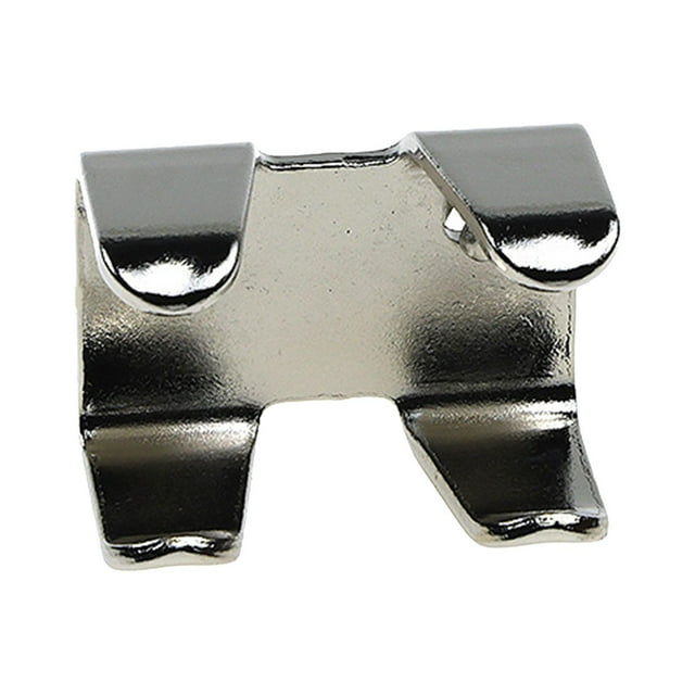 Milaget Double Rope Clamps Metal Clips Rope Twisted or Braided Ropes Strings Iron Iron Argent