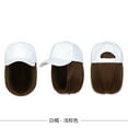 thumbnail image 3 of Holiday Gift Finder Naittoop Straight Short Bob Wig Baseball Wig Baseball Cap Hair Wig Hats with Hair Baseball Cap with Hair Extensions for Women Straight Short Bob Wig, 3 of 5